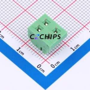 1861933 Spring Terminal Block Through hole Component (THT),P=3.5mm Connector 3.5mm Green Through Hole 2P - Product Image 2