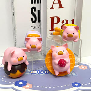 Figurine en PVC de <span class=keywords><strong>cochon</strong></span> <span class=keywords><strong>gourmet</strong></span> kawaii de 4 à 8 cm, jouet de dessin animé anime - Product Image 3