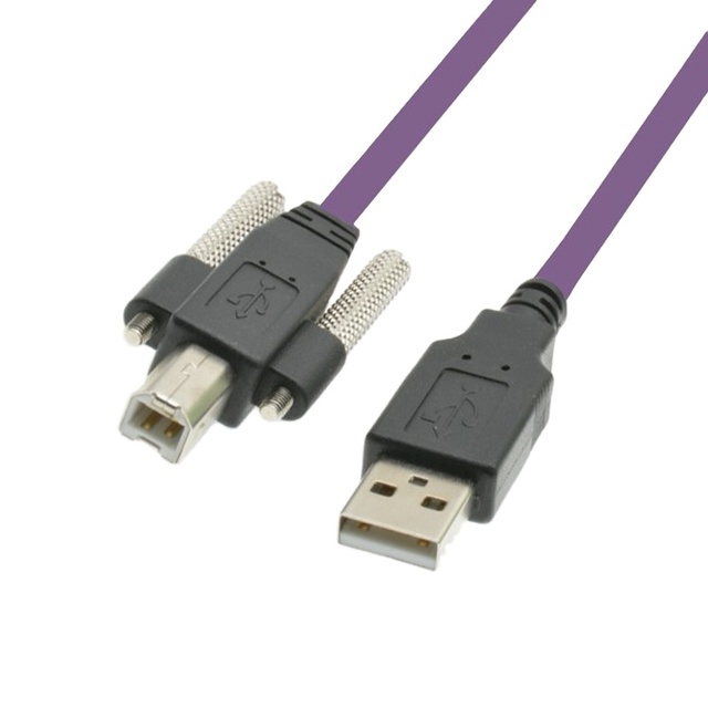 USB2.0 Cable A Revolution B Public Industrial Camera Square High Flexibility Cable Printer Port Data Cable