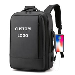 Sac à dos pour ordinateur portable personnalisé pour homme, antivol, imperméable, intelligent, noir, grand, pour l'école, les voyages, sac à dos pour ordinateur portable - Product Image 1