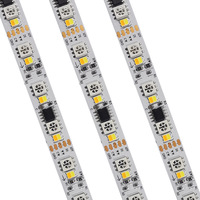 Bande LED adressable RGBWW RGBCCT 5-en-1 WS2811 12V, couleur magique, double blanc, pixel RGB programmable, numérique, WS2811