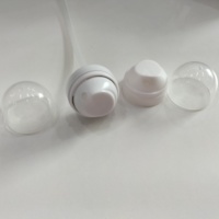 Tapas de plástico para aerosoles, de rosca, antiderrame, industriales, para cosméticos, tapas superiores e inferiores lisas, cierres para botellas, marca Longbang, personalizadas
