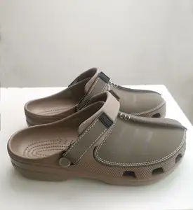 Zoccoli in pelle da uomo scarpe da giardino per uomo e donna prezzo di fabbrica Eva comode scarpe da giardino sandali da spiaggia all'ingrosso per uomo