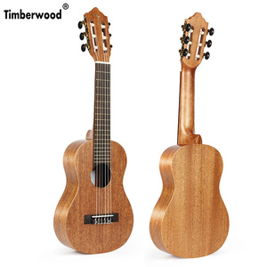 Guitarlele Clásico de 28 Pulgadas, Ukelele de Seis Cuerdas de Gran Tamaño, Guitarlele de Viaje con Cuerdas de Nailon Aquila, Guitarlele de Fábrica - Product Image 5