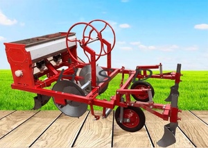 Seminatrice a 2 File per Pacciamatura in Plastica Montata su Trattore per una Coltivazione Agricola Efficiente - Offerta Speciale - Product Image 2