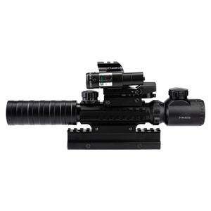 Factory Combo Scope <span class=keywords><strong>3</strong></span>-9x32 Iluminado Red Green Dot Sight Láser verde con elevador alto, montaje de <span class=keywords><strong>45</strong></span> grados - Product Image 2