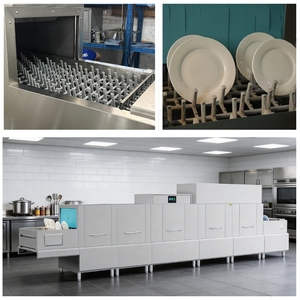 Lavavajillas industrial comercial automático con cinta de secado para hoteles grandes - Product Image 3