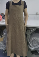 Lot de 12 tabliers Jubatus 100 % coton, 2 poches, pour cuisine, chef, réglables, pour femmes et hommes, blancs, lavables en machine