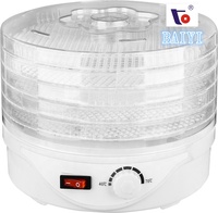 Mini Kleine Ronde Thuis Voedsel Dehydrator Voor Fruit Groente Droger Huis Houden Beef Jerky Droogmachine Banaan Droger