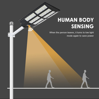 AORUITAI Fabricant d'éclairage public intégré Route 1000W 1200W 1500W Lampe solaire tout-en-un à led pour rue