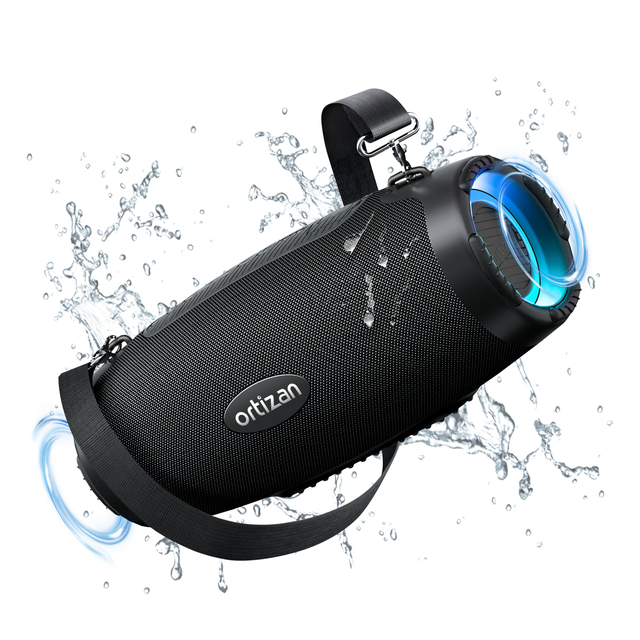 80W Loud IPX6 Waterproof for Bluetooth Speaker for Outdoor Stage TWS Pairing RGB Light TF/AUX Input Model M8