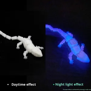 3D in từ thằn lằn đồ chơi động vật bức tượng nhựa mô hình trẻ em món quà xu hướng OEM bán buôn tùy chỉnh các nhà cung cấp dịch vụ - Product Image 6