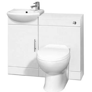 Mueble <span class=keywords><strong>de</strong></span> <span class=keywords><strong>Baño</strong></span> Moderno, Simple y Conveniente <span class=keywords><strong>de</strong></span> Tamaño Pequeño con Lavabo Rectangular <span class=keywords><strong>de</strong></span> Cerámica Blanca, Juego <span class=keywords><strong>de</strong></span> <span class=keywords><strong>Baño</strong></span> - Product Image 2