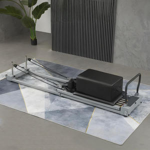 Plateforme de Pilates pliable multifonction réglable, durable, rose, accessoires de yoga et de Pilates pour les entraînements corporels en salle de sport - Product Image 2