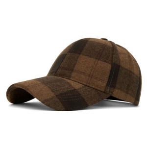 2025 New Autumn Winter Unisex Plaid Baseball Cap Casual British Fashion Sports <b>Hat</b> <b>for</b> Women Men Warm Retro Daily Outdoor <b>Hat</b> - Product Image 6