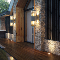 Applique murale solaire LED moderne en aluminium, étanche IP65, pour extérieur, porche, jardin, balcon, terrasse, polycarbonate, angle de faisceau de 20 degrés, CRI