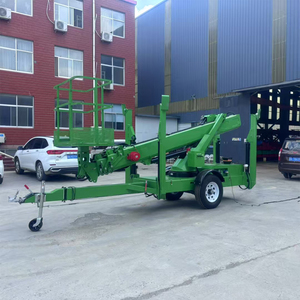 Trung Quốc P-010 Crawler Spider Boom Lift nền tảng với điều khiển từ xa Telescopic thép Cherry picker trên bán - Product Image 2