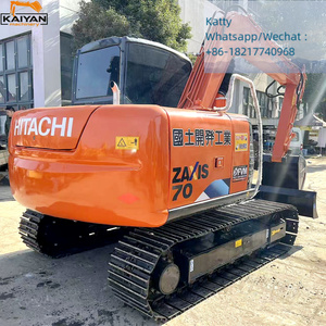 Excavadora de cadenas Hitachi ZX70 usada, excavadoras Hitachi ZX55U ZX60U ZX40U ZX60 de segunda mano, miniexcavadoras Hitachi en oferta. - Product Image 1