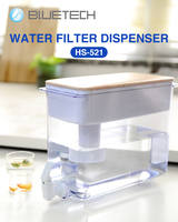 Accessoires de cuisine Distributeur d'eau de 27 tasses avec filtre standard sans BPA Dure deux mois ou 40 gallons Élimine les impuretés