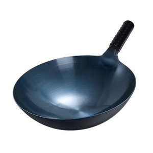 <span class=keywords><strong>Wok</strong></span> en fonte pré-assaisonné à poignée unique, forme ronde, pour la cuisine - Product Image 4