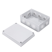 Boîte de jonction étanche IP65/IP66 en ABS avec charnière, boucle et entrée de câble verrouillable pour boîtiers électroniques et d'instruments
