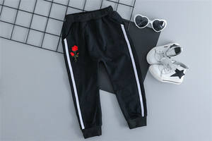 Vêtements d'automne pour enfants, marque coréenne, fabricants de vêtements, ensemble costume bébé garçon 2 ans, pantalon en coton, t-shirt avec logo - Product Image 6