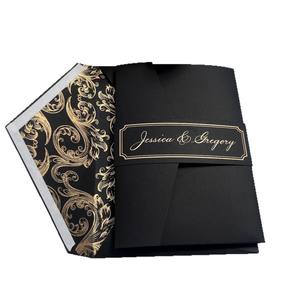 Ensemble de cartes de vœux de luxe en acrylique transparent de 2 mm imprimées sur mesure en usine, invitation de mariage et invitation d'anniversaire avec enveloppe - Product Image 2