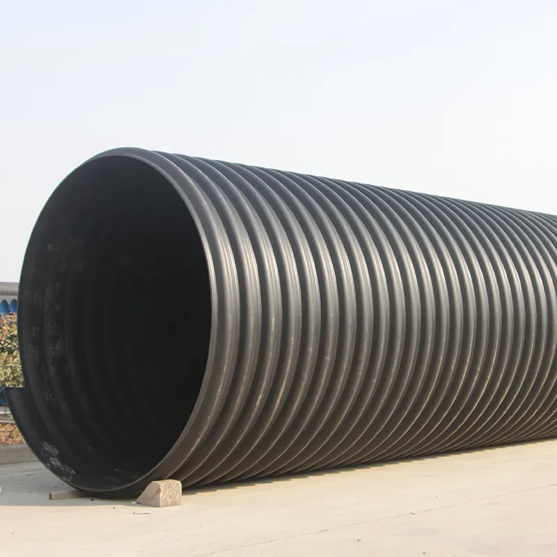 plastic tube electrical ware protection pipe power cable conduit Steel belt reinforced spiral corrugated pipe