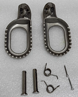 Pédale en acier inoxydable pour Husqvarna, pièce CNC, repose-pieds renforcés, motos tout-terrain, super accessoire, marque JY, modèle