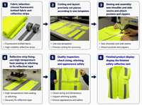 Gilet de sécurité routière à haute visibilité, réfléchissant, tactique, pour adultes