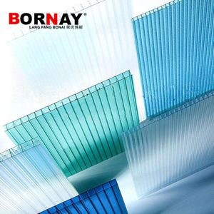 Nouvelles plaques solaires PC, protection UV, <span class=keywords><strong>polycarbonate</strong></span> double paroi, <span class=keywords><strong>pour</strong></span> toiture de serre, fourniture en gros. - Product Image 2