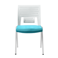 Chaise de formation ergonomique et confortable en gros, chaise de séminaire horizontale peu encombrante