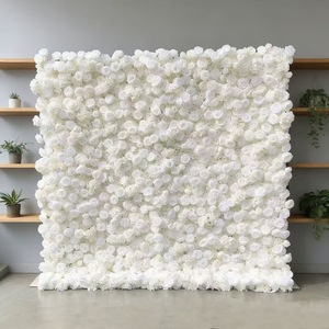 Arreglo Floral Completo, Pared de Flores Artificiales Enrollable, Decoración para Bodas, Fiestas, Eventos y Fotografía - Product Image 6