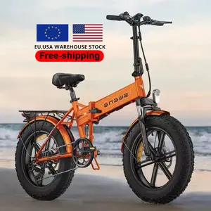  Eu Us Uk Voorraad Gratis Verzending Engwe EP-2 Pro 750W 20Inch Elektrische Fiets 48V 13ah Dikke Band Andere Stad Elektrische Fietsen Te Koop