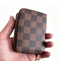 Dompet Kartu Kulit Pria Anti RFID untuk Tempat Kartu Bisnis, Kartu Identitas, Paspor, dan Dompet Perjalanan