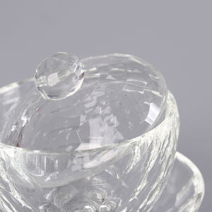 ถ้วยแก้วคริสตัลขัดเงาสำหรับใส่ยาทาเล็บแบบมีฝาปิด ขนาดเล็ก เหมาะสำหรับงานแต่งงาน - Product Image 4