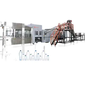 Máquina automática de tampagem e enchimento de bebidas carbonatadas de água mineral de alta velocidade CSD