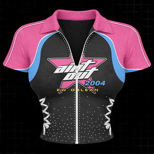 Custom Manufacture Streetwear <strong>Clothing</strong> New Fashion Women Two Piece Sets Custom with Zip up Shirt Smart Casual Women Clothes - Product Image 4