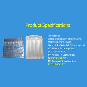 Inflatable máy tính xách tay Túi bảo vệ cột không khí túi cột không khí bong bóng đệm Warp cho máy tính xách tay chống sốc hậu cần - Product Image 6