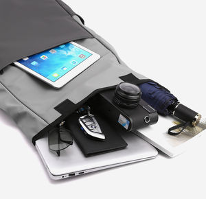 कंप्यूट पुरुषों के लिए वाटरप्रूफ एक्सपेंडेबल नायलॉन रोलटॉप लैपटॉप बैकपैक बैग कस्टम रोल टॉप बैग - Product Image 4