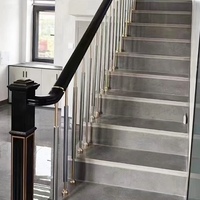 Balustres modernes et luxueux en alliage d'aluminium et de magnésium pour la rénovation des escaliers extérieurs, bricolage, garde-corps résistant à l'eau