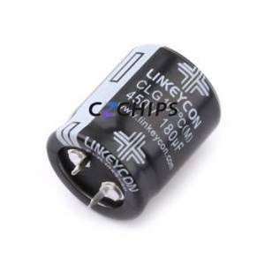 ตัวเก็บประจุแบบอิเล็กโทรไลต์อะลูมิเนียมแบบสแนปอิน ZCLG181M450SZAAN300L ชนิด Through-hole (THT) ขนาด D25xL30 มม. 180uF 20% 450V ขา 10 มม. - Product Image 1