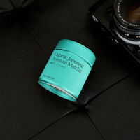 Boîte à matcha ronde personnalisée écologique, en fer blanc de qualité alimentaire, hermétique et opaque, pour emballage cadeau de poudre de matcha