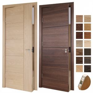 BASEN Modern Solid Wood Anti-Theft Prehung Exterior Entrance Doors for Home Hotel Apartment & Villa Use - Product Image 6