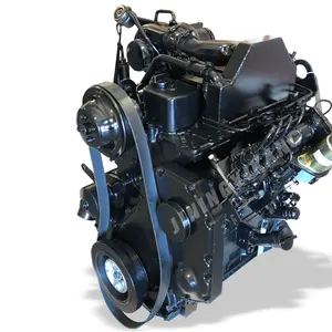 Cummins 4bt 3.9 C125 물 냉각 4 실린더 기계 디젤 엔진 유로 3 건설 굴삭기