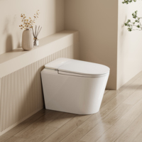 S042 DZOZO Toilette intelligente avec bidet, contrôle par application, télécommande, siège chauffant, céramique, automatique, à poser au sol, allongée