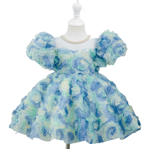 ropa <strong>bebe</strong> wholesale kids party wear baby girl <strong>dress</strong> flower girls <strong>dresses</strong> 2-12 children's clothing - Product Image 1