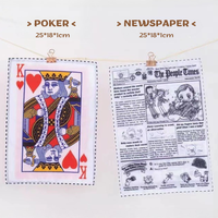 Jouet interactif en peluche pour chien Crinkle Newspaper Poker avec fonction de dentition à mâcher pour chiot Play