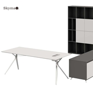 Skymax support d'ordinateur pour bureau 2025 bureau exécutif bureau blanc en forme de L fabrication l forme bureau mural bureau