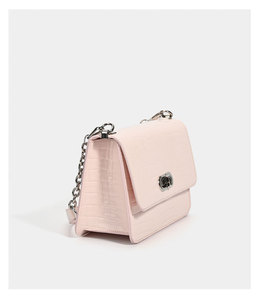 Bolsos de Hombro Ecológicos de Piel Vegana con Patrón Lichee y Cremallera de PU, Diseño de Cocodrilo, Personalizados de Fábrica para Mujer - Product Image 3